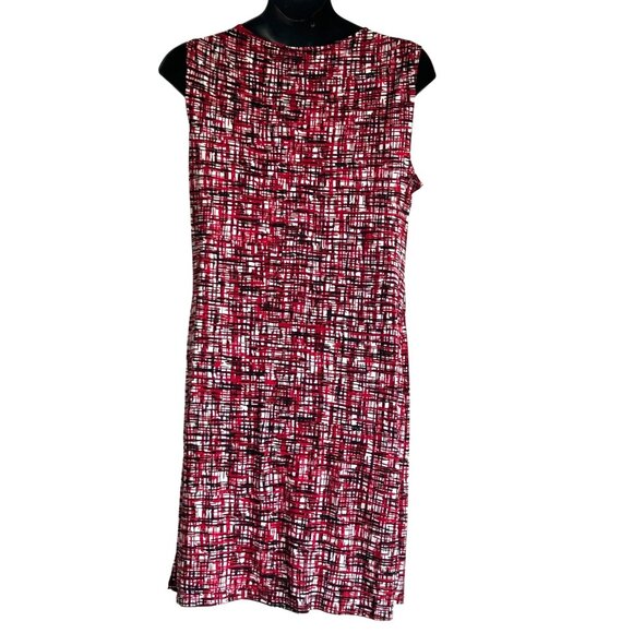 George Plus size 20 XXL Faux Wrap Swoop Neck Sleeveless Dress - Picture 6 of 10